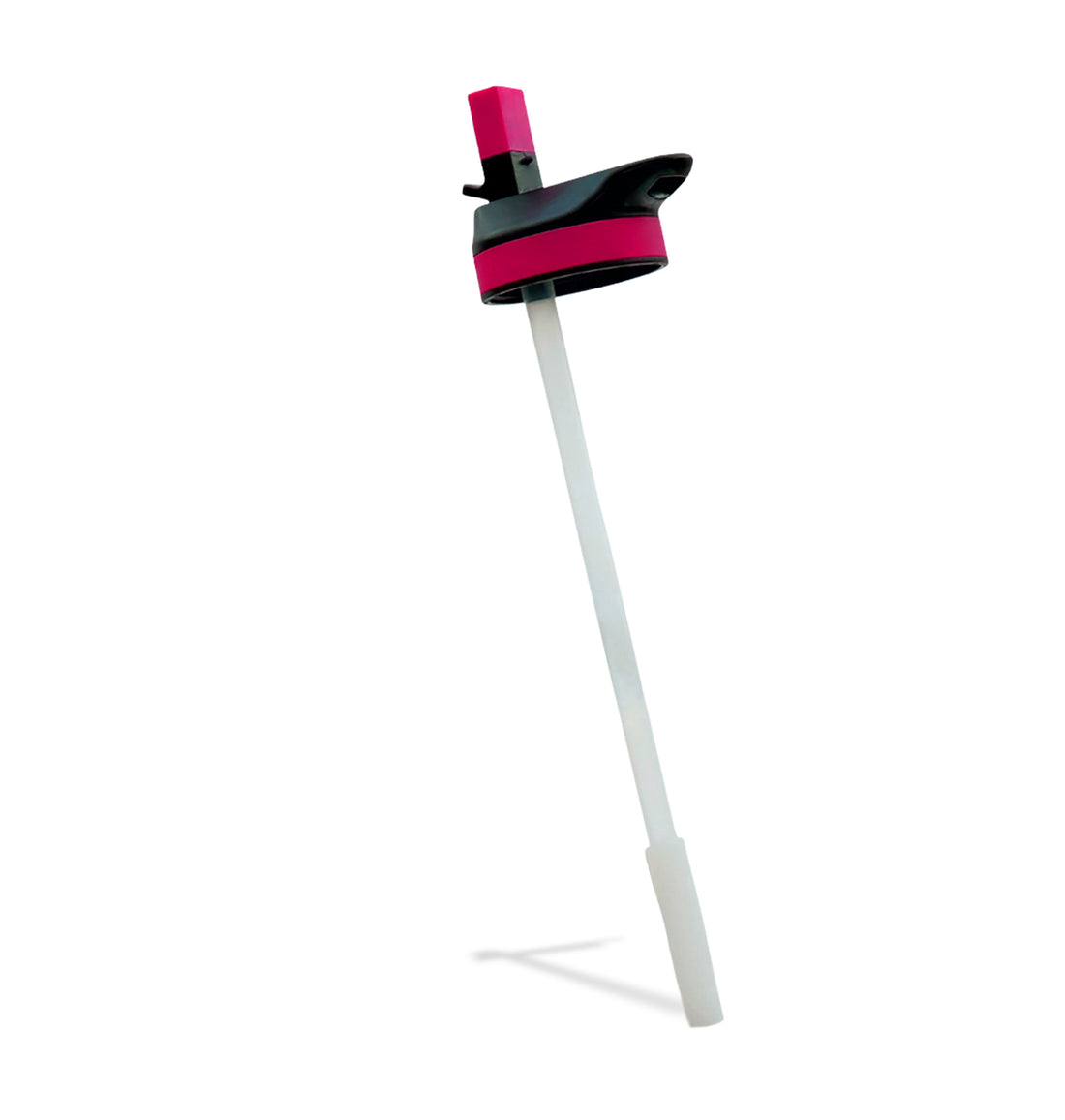 Pink Straw Lid for Sports Water Bottle