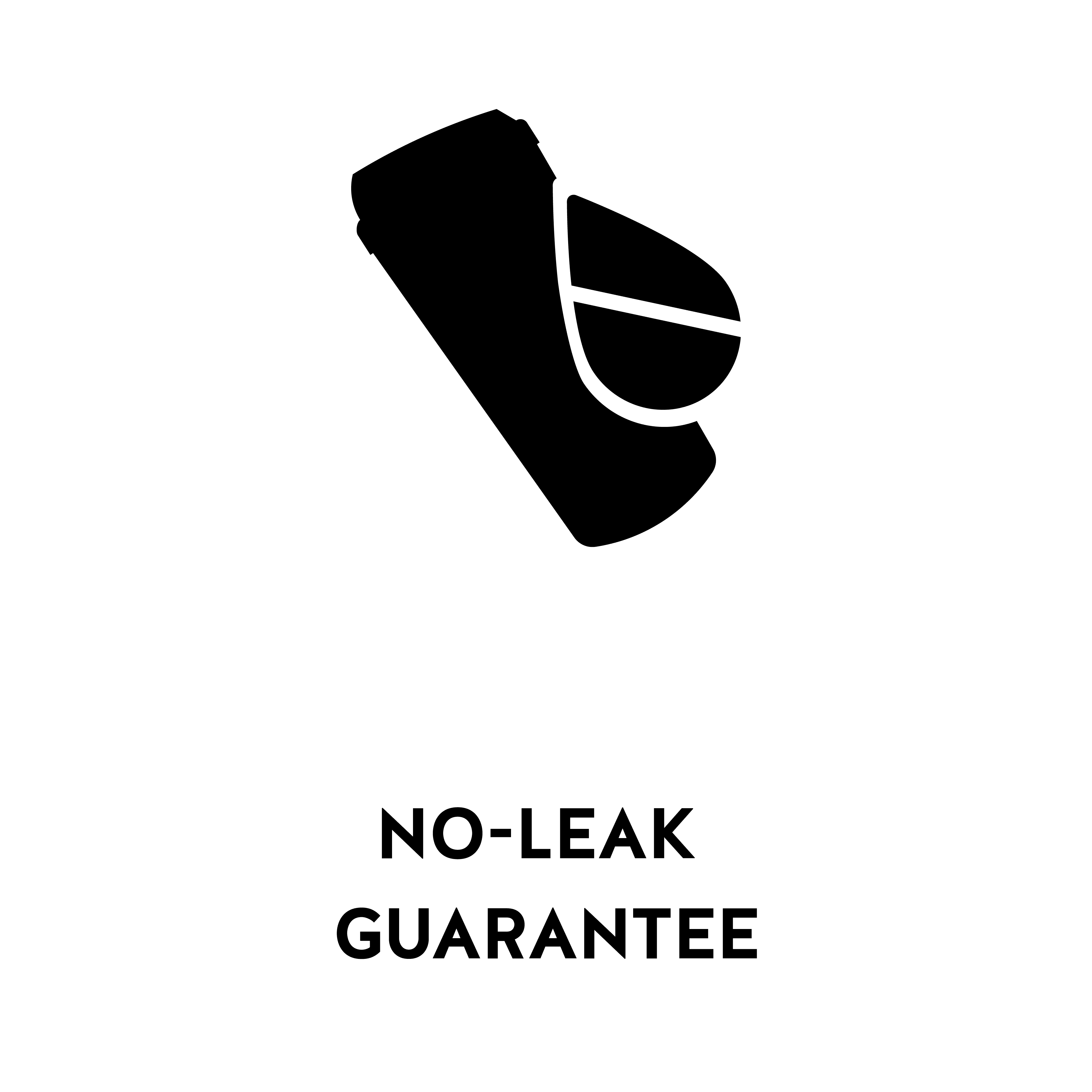 No-leak guarantee for your large water bottle