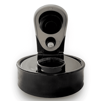 Water Bottle Lid with flip cap (Black) - Navivva Splendid