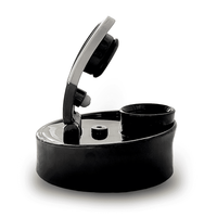 Water Bottle Lid with flip cap (Black) - Navivva Splendid
