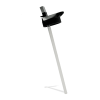 Water Bottle Lid with Straw (Black) - Navivva Splendid