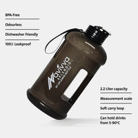 Navivva Splendid 2.2 Litre Water Bottle with straw