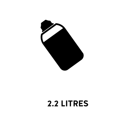 2.2 litre water bottle