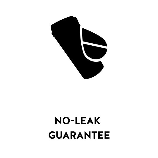 No-leak guarantee for your large water bottle
